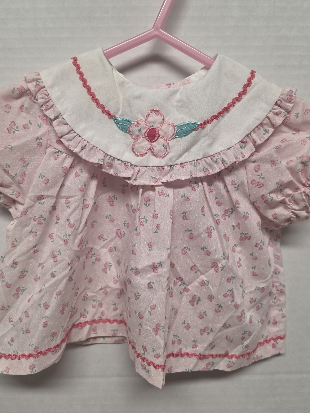 Vintage Cradle Togs baby dress and bloomer set